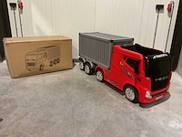 Truck champion rood elektrische kindervrachtwagen - afbeelding 33 van  58