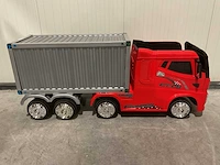 Truck champion rood elektrische kindervrachtwagen - afbeelding 37 van  58