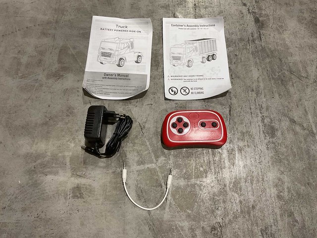 Truck champion zwart elektrische kindervrachtwagen - afbeelding 15 van  44