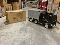 Truck champion zwart elektrische kindervrachtwagen - afbeelding 12 van  62
