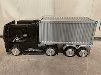 Truck champion zwart elektrische kindervrachtwagen - afbeelding 52 van  62