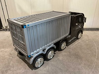 Truck champion zwart elektrische kindervrachtwagen - afbeelding 42 van  57