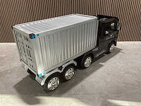 Truck champion zwart elektrische kindervrachtwagen - afbeelding 4 van  13