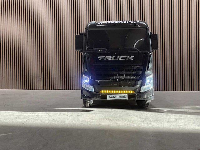 Truck champion zwart elektrische kindervrachtwagen - afbeelding 9 van  13