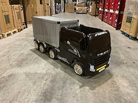 Truck champion zwart elektrische kindervrachtwagen - afbeelding 13 van  62
