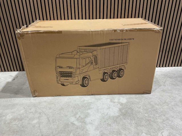 Truck champion zwart elektrische kindervrachtwagen - afbeelding 17 van  62