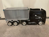 Truck champion zwart elektrische kindervrachtwagen - afbeelding 41 van  62