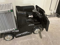 Truck champion zwart elektrische kindervrachtwagen - afbeelding 42 van  62