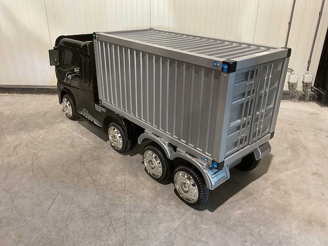 Truck champion zwart elektrische kindervrachtwagen - afbeelding 47 van  62