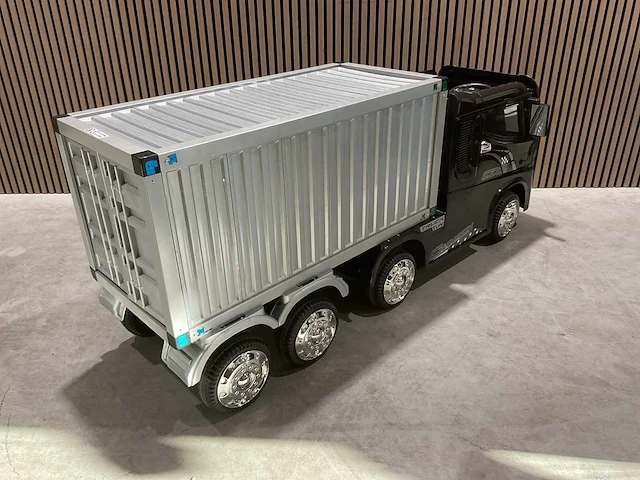 Truck champion zwart elektrische kindervrachtwagen - afbeelding 20 van  62