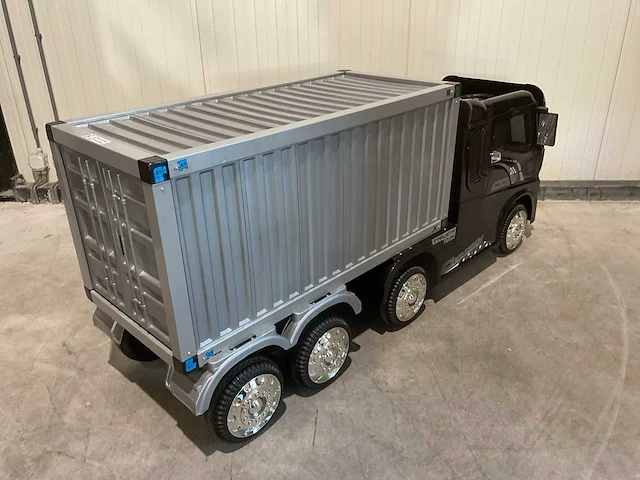 Truck champion zwart elektrische kindervrachtwagen - afbeelding 43 van  62