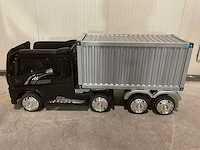 Truck champion zwart elektrische kindervrachtwagen - afbeelding 52 van  62