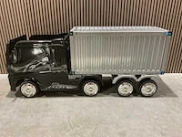 Truck champion zwart elektrische kindervrachtwagen - afbeelding 25 van  62