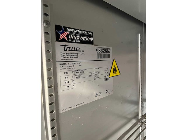 True - t-19fz-hc - horeca staande vriezer - afbeelding 5 van  8