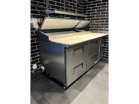 True - tpp-at-67d-4-hc - horeca pizzawerkbank 4 lades en saladière - afbeelding 2 van  5