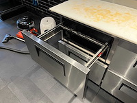 True - tpp-at-67d-4-hc - horeca pizzawerkbank 4 lades en saladière - afbeelding 5 van  5