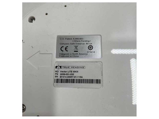 True heading vector lite mk iii satellite gps compass-0058-001-000 - afbeelding 3 van  6