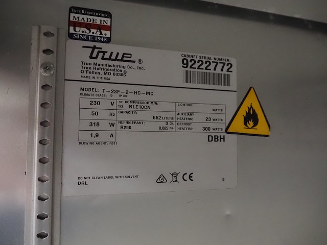 True manufacturing co., inc. - afbeelding 2 van  10