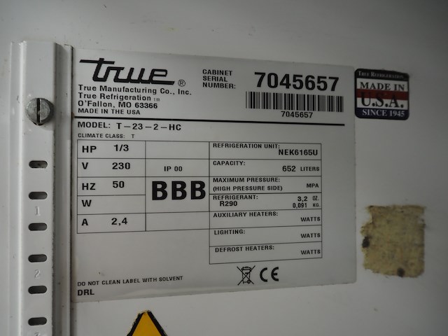 True manufacturing co., inc. - afbeelding 2 van  10