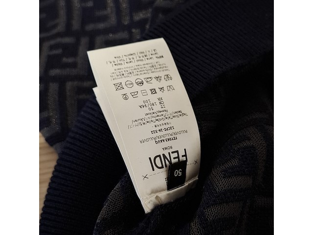 Trui, maat 50, fendi, fzy063 aauq f03lq - afbeelding 7 van  7