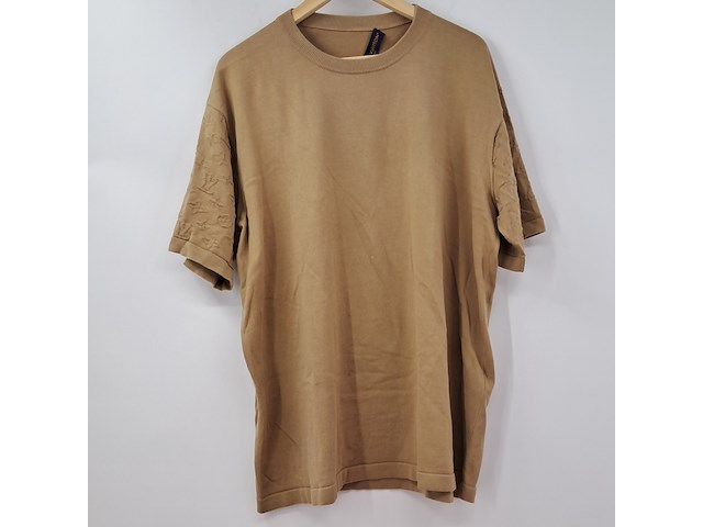 Trui met korte mouw, louis vuitton, beige, maat xxl - afbeelding 1 van  5