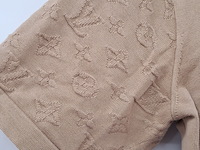 Trui met korte mouw, louis vuitton, beige, maat xxl - afbeelding 2 van  5