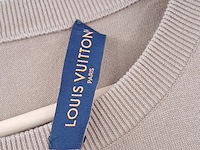 Trui met korte mouw, louis vuitton, beige, maat xxl - afbeelding 3 van  5