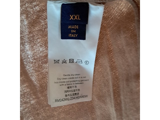 Trui met korte mouw, louis vuitton, beige, maat xxl - afbeelding 4 van  5