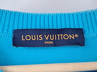 Trui met korte mouw, louis vutton, blauw, maat xxl - afbeelding 4 van  5