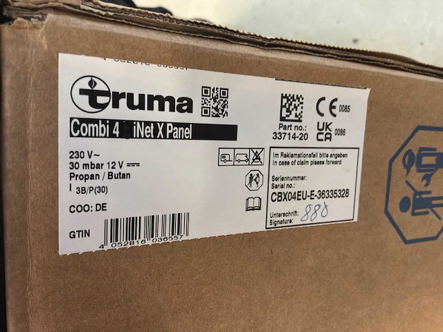 Truma combi 4 inet x panel camper/caravan verwarming - afbeelding 3 van  3
