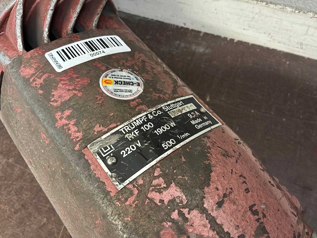 Trumpf tkf 100 plaatwerkknabbelschaar - afbeelding 6 van  8