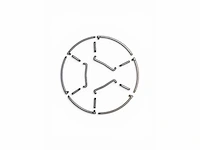 Trumpoline rond trampoline diameter 2,44m - afbeelding 4 van  12