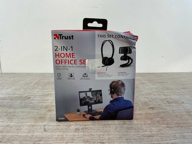 Trust 2-in-1 home office set koptelefoon & webcam (3x) - afbeelding 14 van  20