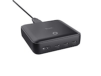 Trust maxo oplader vier poorten usb a/usb c zwart - afbeelding 1 van  6
