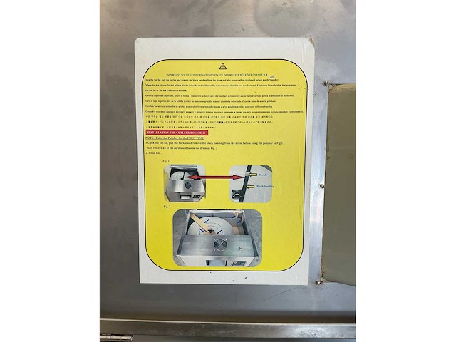 Ts-cp3 bestekpoleermachine | 500-600w - afbeelding 12 van  13