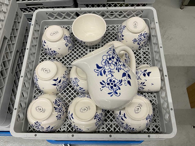 Ts holland all dutch handpainted delftware partij servies - afbeelding 10 van  12