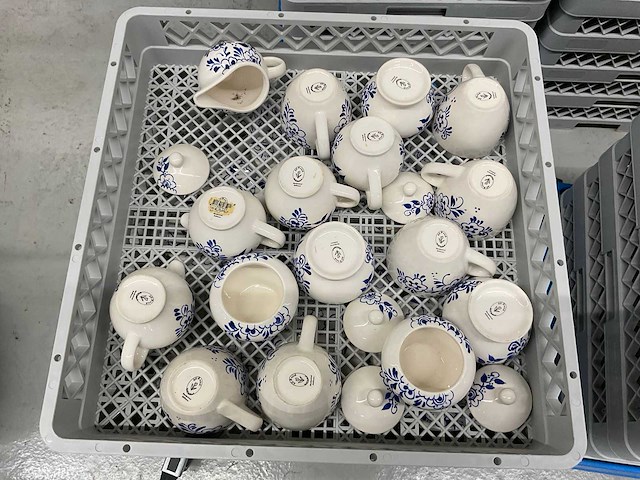 Ts holland all dutch handpainted delftware partij servies - afbeelding 8 van  12