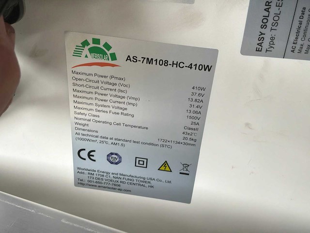 Tsun easy solar kit tsol-esk400-ps zonnepaneel (12x) - afbeelding 3 van  14