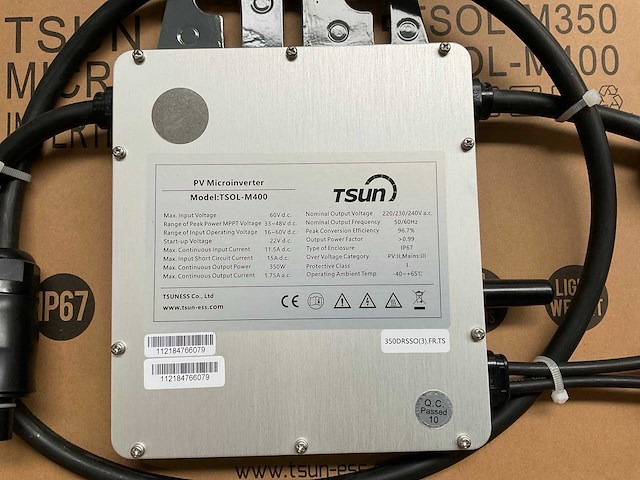 Tsun micro-omvormer (9x) - afbeelding 2 van  8