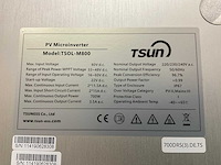 Tsun tsol-m800 micro-omvormer (15x) - afbeelding 2 van  2