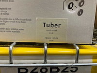 Tuber rond rozet deurbeslag (16x) - afbeelding 3 van  3