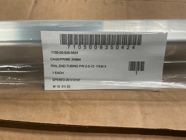 Tubing end rail (8x) - afbeelding 1 van  1