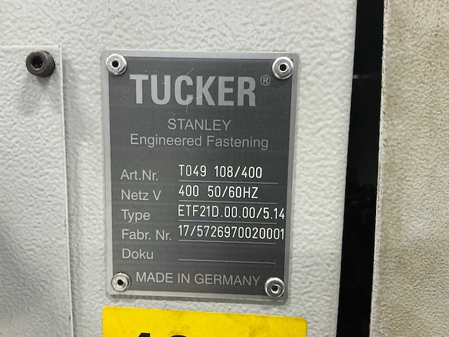 Tucker dce1500/2.000.54.99.0405.x diverse lasmachines - afbeelding 5 van  8