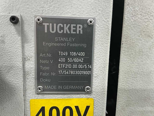 Tucker dce1500/2.000.54.99.0405.x diverse lasmachines - afbeelding 5 van  8