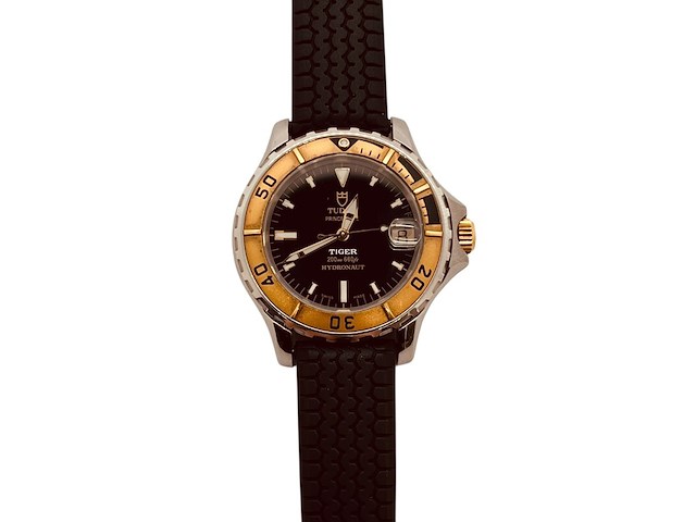 Tudor hydronaut prince date 18kt automatisch duikhorloge - afbeelding 1 van  8