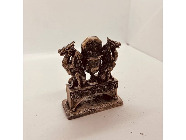 Tudor mint england - chrystal chalice statuette met zilver vergoten - afbeelding 2 van  6