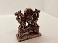 Tudor mint england - chrystal chalice statuette met zilver vergoten - afbeelding 2 van  6