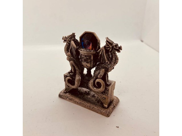 Tudor mint england - chrystal chalice statuette met zilver vergoten - afbeelding 3 van  6