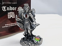 Tudor mint england - fairy queen statuette met zilver vergoten - afbeelding 1 van  8