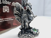 Tudor mint england - fairy queen statuette met zilver vergoten - afbeelding 3 van  8